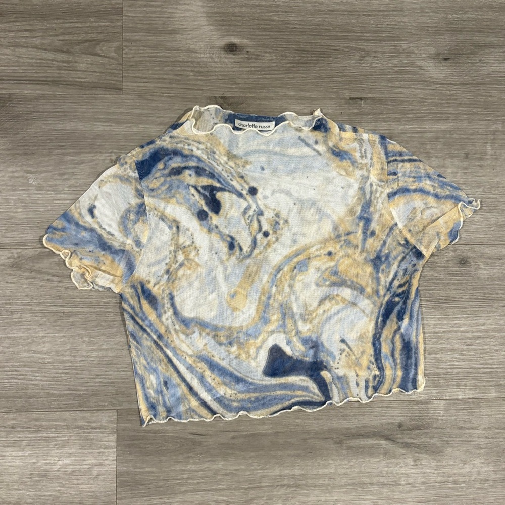 charlotte russe mesh marble top